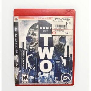 Army of Two PS3 PlayStation 3 Greatest Hits Complete CIB Manual Tested EA